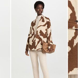 NWT SOIA & KYO Azora Jacket, animal print, XS